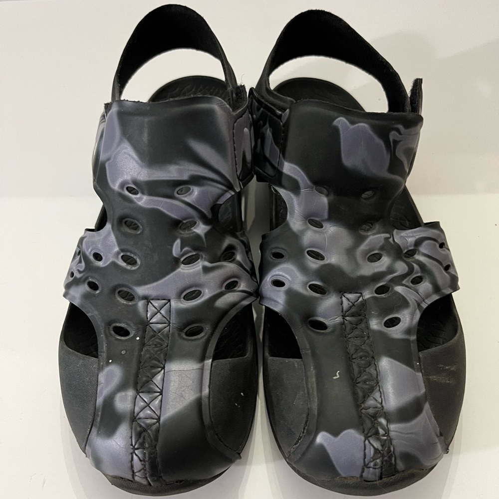 Skechers Sandals, Black Camouflage Sandals, Childrens Size 4